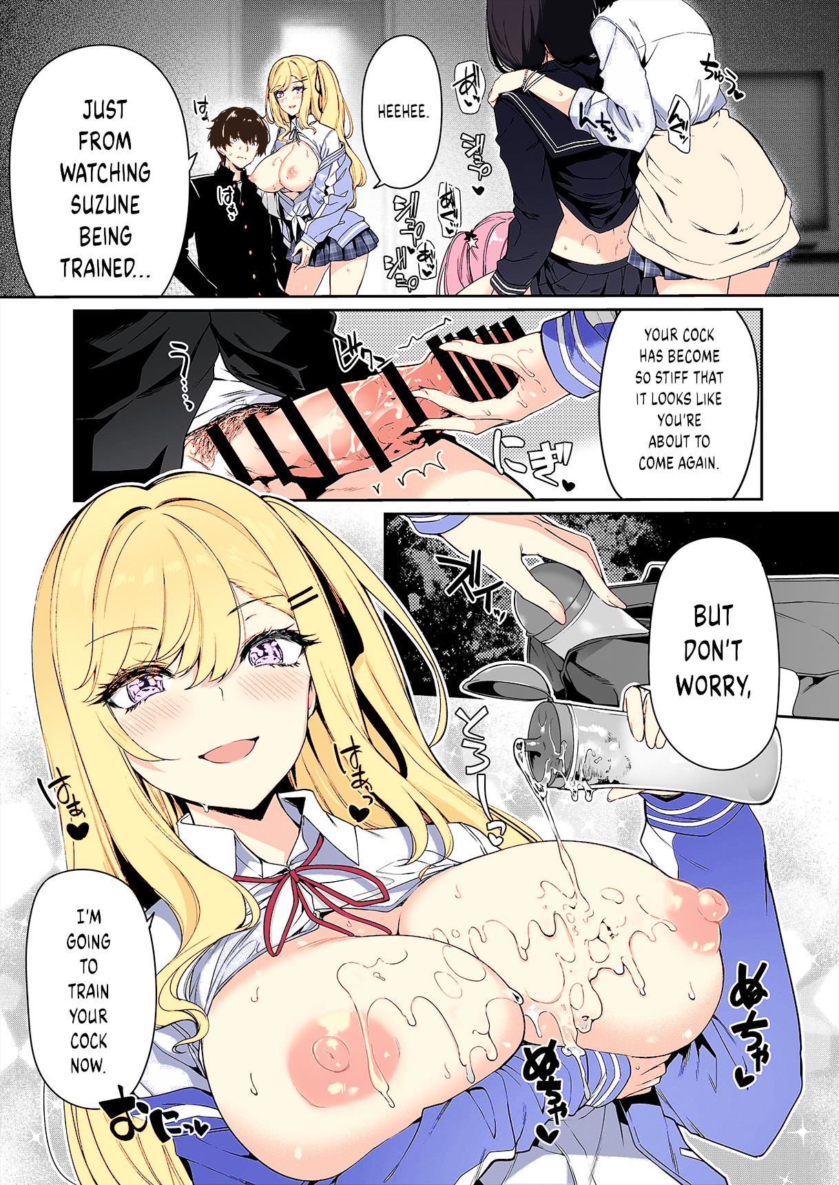 Hentai Manga Comic-A Story of the Asocial Couple And Gal Girls Sex Training-Read-17